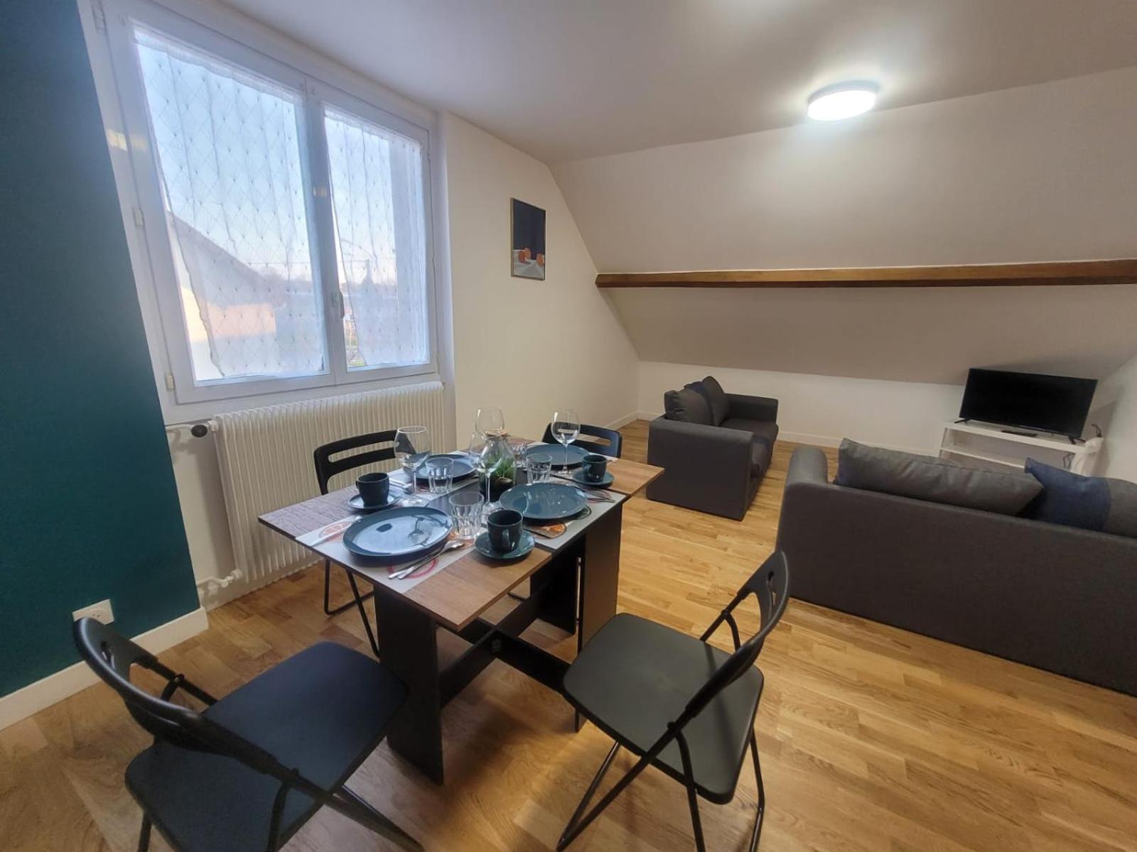 Appartements A Meaux - Proche De Disney الغرفة الصورة